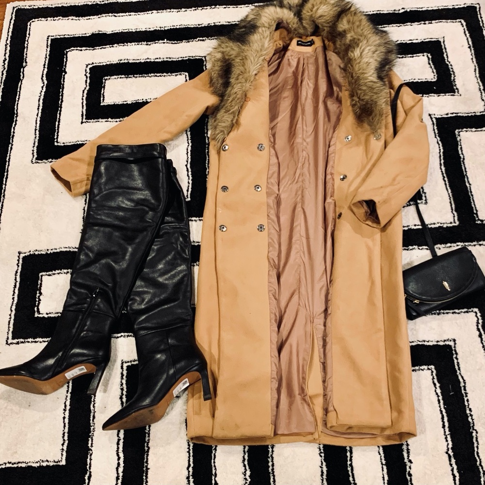 Fur Collar Coat